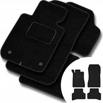 autokoberec Velurové autokoberce Motos 4 ks