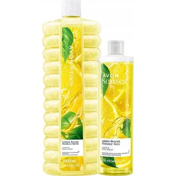 Mýdlo Avon sada LEMON BURST citron a bazalka 2 ks tekuté mýdlo 1000ml + gel 500ml