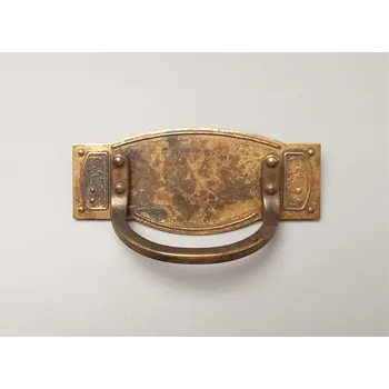 Nábytkové kování 18328.04800.03 mosazná rustikální úchytka