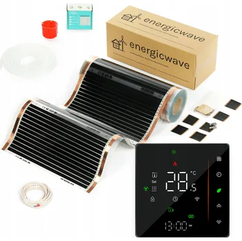 Topná rohož Infračervená topná Fólie 220W, termostat, podlahové vytápění, fólie