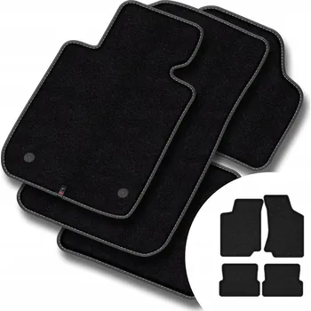 autokoberec Velurové autokoberce Motos 4 ks