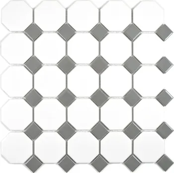 Obklad Keramická mozaika WzorcowniaStudio 29,5 x 29,5 cm bílá