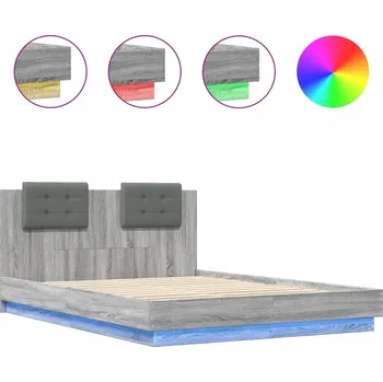 Postel Jednolůžková dřevěná postel VidaXL 90x220 cm, vícebarevná