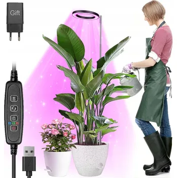 Osvětlení pro růst rostliny LAMPA PRO PĚSTOVÁNÍ ROSTLIN, PLNÉ SPEKTRUM, 48x LED 10W