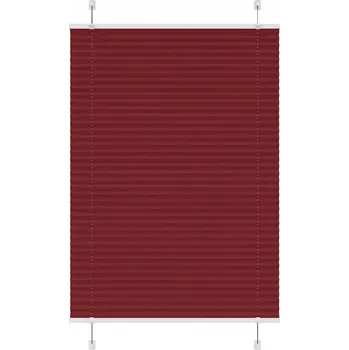 Roleta Roleta plisé Bordó Červená 90x100 cm Šířka látky