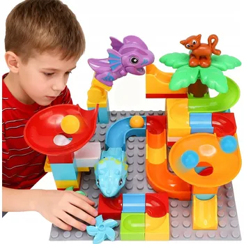 ostatní stavebnice Sada Stavebnice Vzdělávací kulová dráha Kulodrom Labyrint 55 dílů