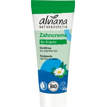 zubní pasta Bylinná zubní pasta s heřmánkem, ALVIANA, 75 ml