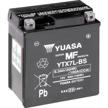 Motobaterie Motobaterie YUASA YTX7L, 12V, 6,3Ah, 100A, bezúdržbová MF AGM 115x72x132, YUASA originál (aktivovaná ve výrobě)
