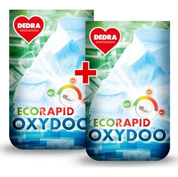 Odstraňovač skvrn 2× OXYDOO | Univerzální bělidlo & odstraňovač skvrn | ECORAPID | 2× 700 g Dedra