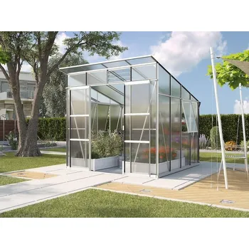 Skleník Polykarbonátový skleník – Vitavia Playa 7600 PC 6 mm stříbrný
