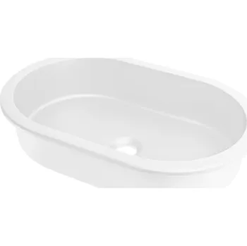 Deante Zápustné/pod deskové umyvadlo Silia 58,8x39 cm - CQSAU6U, granit, alabastr