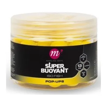 Boilies Mainline Super Buoyant Pop Ups ISO Fish 13mm Yellow