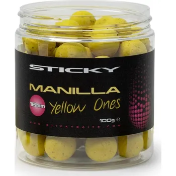 Boilies Sticky Baits Manilla Pop-Ups 14mm 100g Yellow Ones
