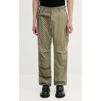 Pánské kalhoty Bavlněné kalhoty NEIGHBORHOOD PT SHEMAGH, XL, zelená, 91X