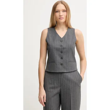 Dámská vesta Vesta Tommy Hilfiger WW0WW46661 šedá 90X, vel. 36