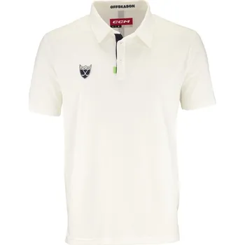 Oblečení a móda Triko CCM Fitted Golf Polo Senior White