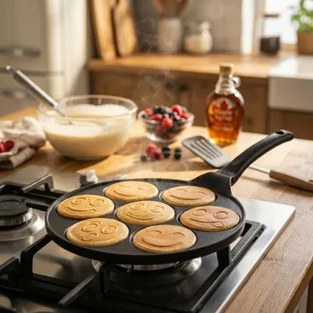 Pánev Mramorová nepřilnavá pánev na smažení vajec a palačinek TADAR 26,5 cm