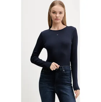 Pánské tričko Tričko s dlouhým rukávem Tommy Jeans 2-pack DW0DW17716 námořnická modř 59B, vel. L