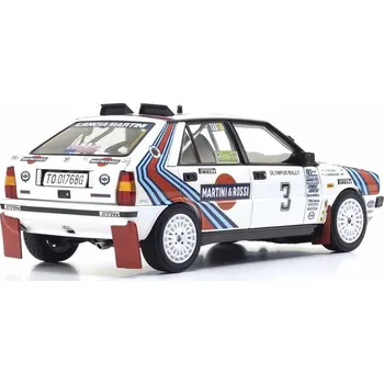 Kyosho 1:18 Lancia Delta HF 4WD Olympus Rally 1987 Martini Rossi Nr.3 - expresní doprava
