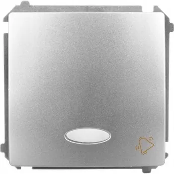 vypínač Jednopólový vypínač pod omítku Kontakt-simon stříbrný BMD1L.01/43