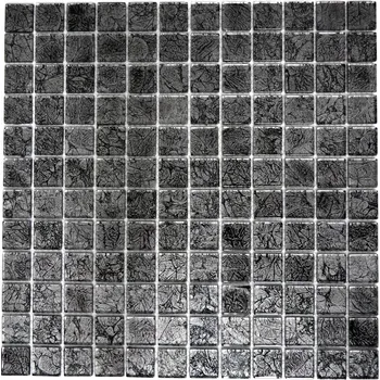 Skleněná mozaika WzorcowniaStudio 30 x 30 cm černá