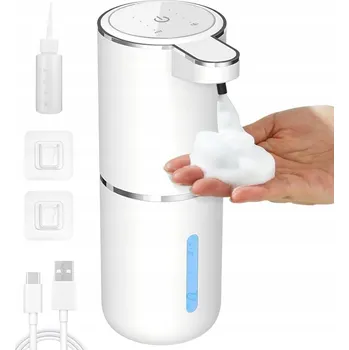 Dávkovač mýdla BEZDOTYKOVÝ DÁVKOVAČ PĚNOVÉHO MÝDLA NA ZEĎ AUTOMATICKÝ 400ML S ČIDLEM