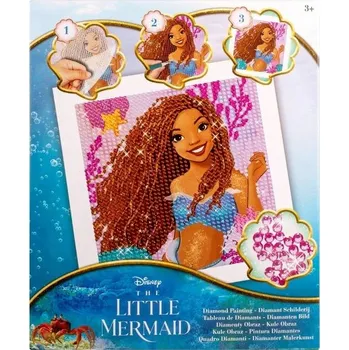 Panenka MALÉ DIAMANTY OBRAZOVÁ MOSAIKA DISNEY MALÁ MOŘSKÁ VÍLA