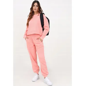 Dámské spodní prádlo 3267 TEPLÁKOVÁ SOUPRAVA PUMA BAVLNĚNÁ BEZ KAPUCE VOLNÁ RŮŽOVÁ L