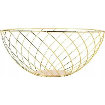 Obraz Kovový košík na ovoce zlatý