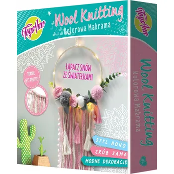 Obraz Makramé - lapač snů se světlem Stnux