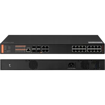 Switch BCS-SP16G04G-4SFP-M SWITCH POE ŘIDITELNÝ 16 PORTŮ 400W SFP RJ45 GIGABIT