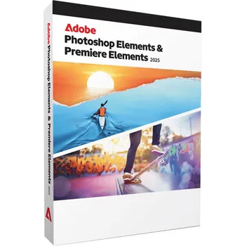 Software Adobe Photoshop Elements & Premiere Elements 2025 (1 zařízení / 3 roky) (Windows / Mac)