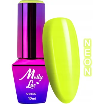 Lak na nehty Hybridní lak MOLLYLAC 10g Women In Paradise The Coconut Palms Neon Č. 73