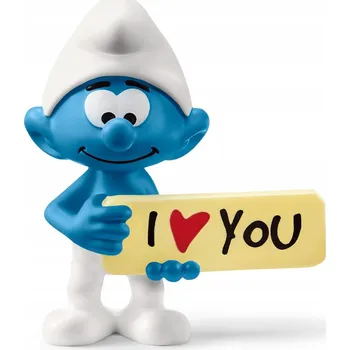 Figurka Šmoula s nápisem I Love You, Schleich
