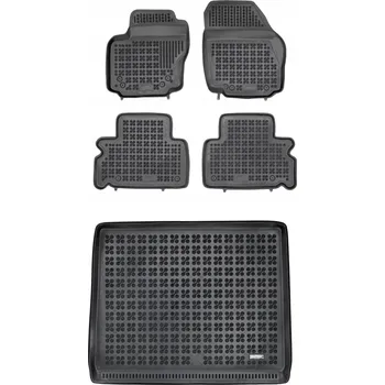 autokoberec Gumová sada autokoberců a rohož Ford S-Max I 2006-2015 7místný (složený 3. ř