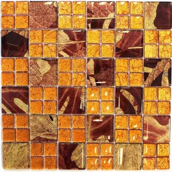 Obklad Skleněná mozaika WzorcowniaStudio 30 x 30 cm, odstíny růžové