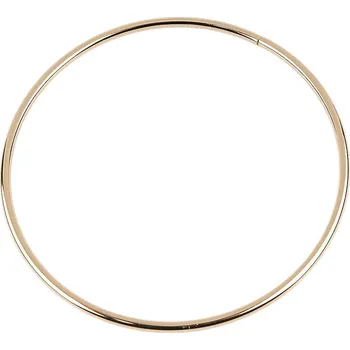 Kovový kruh / ucho na tašku Ø16 cm, barva 2 zlatá