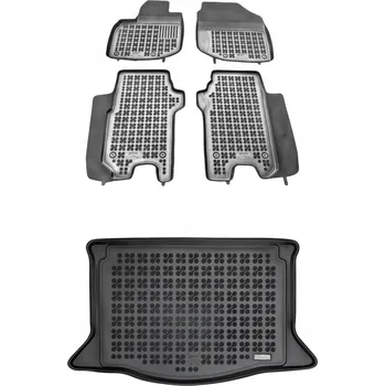 autokoberec Gumová sada autokoberců a rohož do kufru Honda Jazz III GE 2008-2015