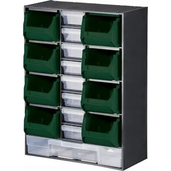 Úložný box PARKSIDE Organizér se zásuvkami na drobné díly, 17 zásuvek