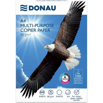 Papír Papír do tiskárny a kopírky Donau A4, třída C, 80 g/m², 500 listů, bílý
