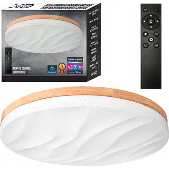 Stropní Svítidlo s dálkovým ovládáním a stropním stmívačem 54 W