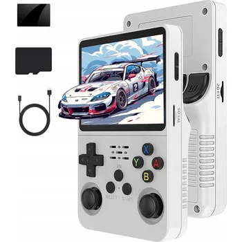 Herní konzole RETRO PŘENOSNÁ HERNÍ KONZOLE R36S S VELKOU PAMĚTÍ 128 GB PRO HRY