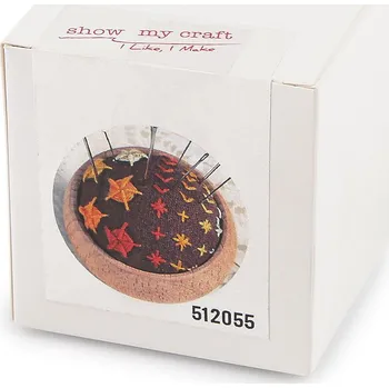 kreativní sada Kreativní sada na výrobu jehelníčku s dřevěným podstavcem