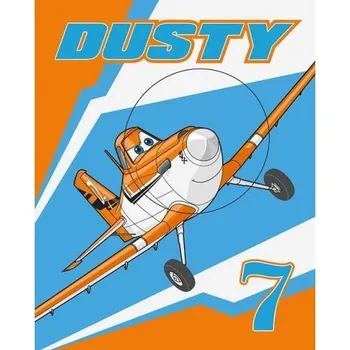 Dětská deka STAR Dětská deka Letadla Prášek skoč do pole 120x150 cm