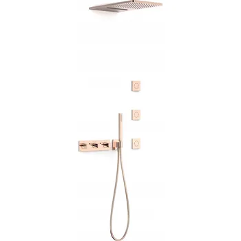 Sprchový set TRES Sprchový set B-SYSTEM růžové zlato 30725405OP