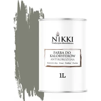 barva na kov Barva pro radiátory Antikorozní Odolná 1L Cementová Matná Šedá 3v1