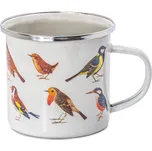 Bílý/hnědý hrnek 310 ml Vintage Birds – Sass & Belle ID_1769364