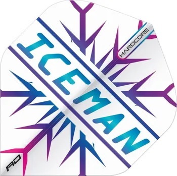 Příslušenství pro šipky Red Dragon Letky Gerwyn Price Iceman Hardcore - Snowflake - Rainbow RF6827