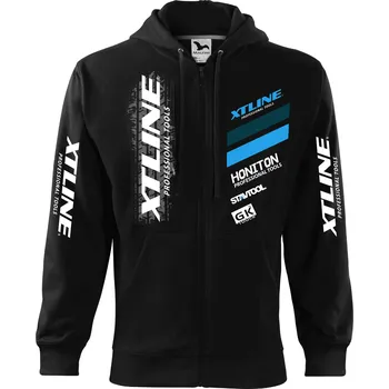 Pánská mikina XTLINE Pánská mikina XTLINE se zipem černá | velikost L
