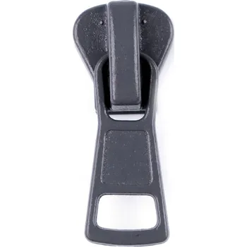 Zip Jezdec ke kostěným zipům No 8, velké, 312 šedá tmavá